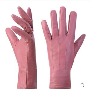 BNWT Harssidanzar Cashmere Lining Touchscreen Lambskin Leather gloves